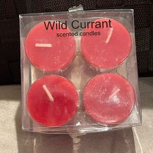 Target Wild Currant Scented Candles - Red